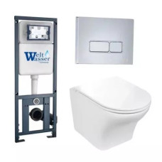 Душевая кабина Weltwasser MARBERG 410 + ODENBACH 004 GL-WT + MAR 410 SE-CR 10000006493