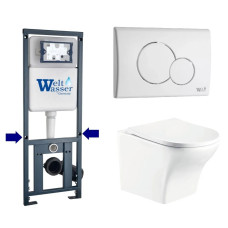 Душевая кабина Weltwasser MARBERG 410 + ODENBACH 004 GL-WT + MAR 410 RD GL-WT 10000010966