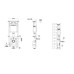 Душевая кабина Weltwasser MARBERG 410 + ODENBACH 004 GL-WT + MAR 410 RD GL-WT 10000010966