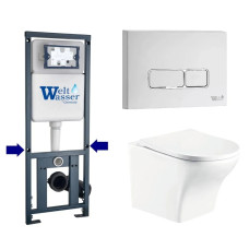 Душевая кабина Weltwasser MARBERG 410 + ODENBACH 004 GL-WT + MAR 410 SE GL-WT 10000010968