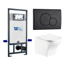 Душевая кабина Weltwasser MARBERG 507 + ODENBACH 004 GL-WT + MAR 507 RD MT-BL 10000010971