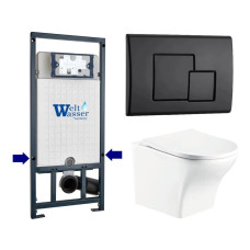 Душевая кабина Weltwasser MARBERG 507 + ODENBACH 004 GL-WT + MAR 507 SE MT-BL 10000010973