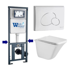 Душевая кабина Weltwasser MARBERG 410 + ROTBACH 004 GL-WT + MAR 410 RD GL-WT 10000010974