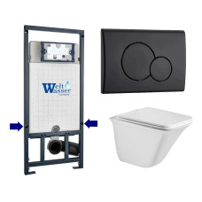Душевая кабина Weltwasser MARBERG 507 + ROTBACH 004 GL-WT + MAR 507 RD MT-BL 10000010979