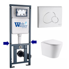 Душевая кабина Weltwasser MARBERG 410 + SALZBACH 043 GL-WT + MAR 410 RD GL-WT 10000011509