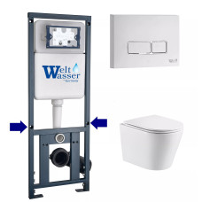 Душевая кабина Weltwasser MARBERG 410 + SALZBACH 043 GL-WT + MAR 410 SE GL-WT 10000011511