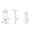 Душевая кабина Weltwasser MARBERG 410 + SALZBACH 043 MT-GR + MAR 410 RD MT-BL 10000011589