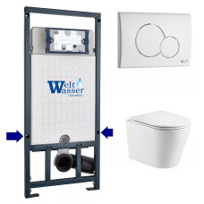 Душевая кабина Weltwasser MARBERG 507 + SALZBACH 043 GL-WT + MAR 507 RD GL-WT 10000011515
