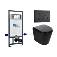 Душевая кабина Weltwasser MARBERG 507 + SALZBACH 043 MT-BL + MAR 507 RD MT-BL 10000011556