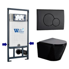 Душевая кабина Weltwasser MARBERG 507 + SALZBACH 043 GL-BL + MAR 507 RD MT-BL 10000013503