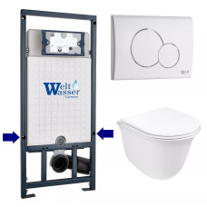 Душевая кабина Weltwasser MARBERG 507 + TELBACH 004 GL-WT + MAR 507 RD GL-WT 10000011130