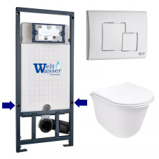Душевая кабина Weltwasser MARBERG 507 + TELBACH 004 GL-WT + MAR 507 SE GL-WT 10000011132