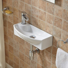 Раковина Weltwasser AISBACH 7946 GL-WT L 10000008694 45,5х220, Подвесной, Прямоугольная, Белый глянцевый, Фаянс
