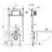 Инсталляция для унитаза Weltwasser AMBERG 497 MT-CR 10000008220, Встроенный Инсталляция для унитаза Weltwasser AMBERG 497 MT-CR 10000008220, Встроенный