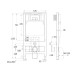Инсталляция для унитаза Weltwasser BAMBERG 525 BL-N 10000014415 Инсталляция для унитаза Weltwasser BAMBERG 525 BL-N 10000014415