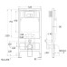 Инсталляция для унитаза Weltwasser BAMBERG 525 BL 10000013443, Встроенный
