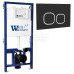 Инсталляция для унитаза Weltwasser BAMBERG 525 BL 10000013443, Встроенный