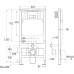 Инсталляция для унитаза Weltwasser BAMBERG 525 10000010287, Встроенный