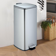 Ведро мусорное Weltwasser BERG MT 30L 10000013412, Хром