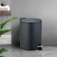 Ведро мусорное Weltwasser BETTA BL 5L 10000013383, Черный матовый