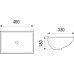 Раковина Weltwasser WW SK 10000003895 46х33, Встраиваемый, Прямоугольная, Белый, Сантехнический фаянс Раковина Weltwasser WW SK 10000003895 46х33, Встраиваемый, Прямоугольная, Белый, Сантехнический фаянс