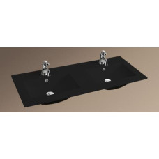 Раковина Weltwasser WW SK 10000005570 120,5х47, Встраиваемый, Прямоугольная, Черный, Сантехнический фаянс