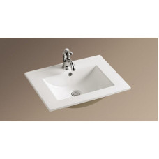 Раковина Weltwasser WW SK 10000003900 60х47, Встраиваемый, Прямоугольная, Белый, Сантехнический фаянс