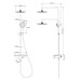 Душевая система Weltwasser DP 1020 WT 10000003185, Настенный, Белый