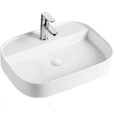 Раковина Weltwasser WW SK 10000003826 61х45, Накладная, Прямоугольная, Белый, Сантехнический фаянс