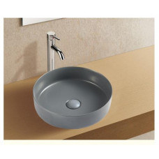 Раковина Weltwasser WW SK 10000004516 35,5х35,5, Накладная, Круглая, Серый, Сантехнический фаянс