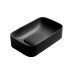 Раковина Weltwasser WW SK 10000008705 70,5х35, Накладная, Прямоугольная, Черный, Сантехнический фаянс