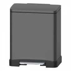 Ведро мусорное Weltwasser LASSY TG 12L 10000006129, Серый матовый