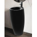 Раковина Weltwasser WW SK 10000013333 38х38, Напольная, Круглая, Черный, Сантехнический фаянс