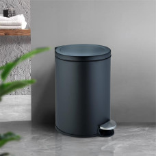 Ведро мусорное Weltwasser LORA BL 12L 10000013406, Черный матовый