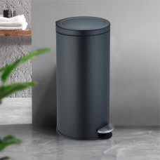 Ведро мусорное Weltwasser LORA BL 30L 10000013388, Черный матовый