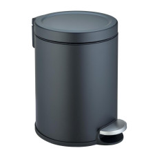 Ведро мусорное Weltwasser LORA BL 6L 10000013407, Черный матовый