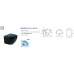 Унитаз Weltwasser WW SK 10000008269, Подвесной, Безободковый, Овальная, Черный, Фаянс