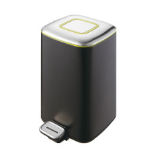 Ведро мусорное Weltwasser MILA BL 12L 10000001059, Черный матовый