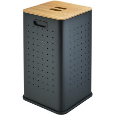 Корзина для белья Weltwasser NANSY BL 35L 10000013376, Черный матовый Корзина для белья Weltwasser NANSY BL 35L 10000013376, Черный матовый