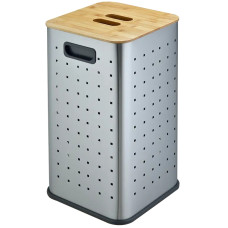 Корзина для белья Weltwasser NANSY MT 55L 10000013379, Хром Корзина для белья Weltwasser NANSY MT 55L 10000013379, Хром