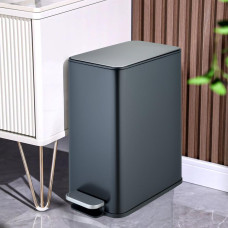 Ведро мусорное Weltwasser PAOLO BL 15L 10000013419, Черный матовый