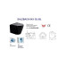 Унитаз Weltwasser WW SK 10000011696, Подвесной, Безободковый, Овальная, Черный, Фаянс
