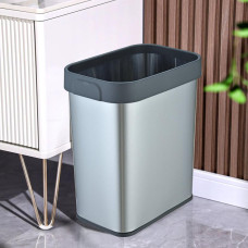 Ведро мусорное Weltwasser SOLID MT 12L 10000013404, Хром