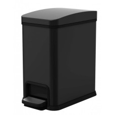 Ведро мусорное Weltwasser TOBER BL 8L 10000003982, Черный матовый