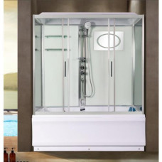 Душевая кабина Weltwasser WW500 EMMER 170/85/55-2 10000004660, Раздвижная, Стекло прозрачное, Прямоугольная, Хром