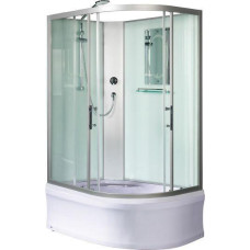 Душевая кабина Weltwasser WW500 HALLE 1201 L 10000003250, Высокий поддон, Раздвижная, Стекло прозрачное, Асимметричная, Левая, Хром