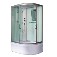 Душевая кабина Weltwasser WW500 HALLE 1202 L 10000003251, Высокий поддон, Раздвижная, Стекло прозрачное, Асимметричная, Левая, Хром