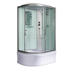 Душевая кабина Weltwasser WW500 HALLE 1202 R 10000003313, Высокий поддон, Раздвижная, Стекло прозрачное, Асимметричная, Правая, Хром