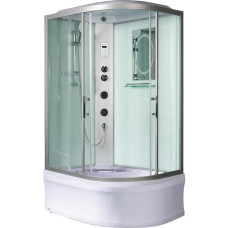 Душевая кабина Weltwasser WW500 HALLE 1204 L 10000003253, Высокий поддон, Раздвижная, Стекло прозрачное, Асимметричная, Левая, Хром