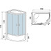 Душевая кабина Weltwasser WW500 HALLE 1204 L 10000003253, Высокий поддон, Раздвижная, Стекло прозрачное, Асимметричная, Левая, Хром